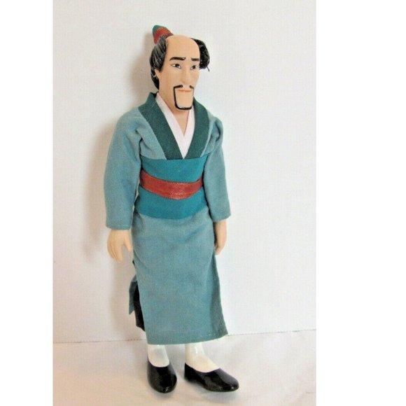 Disney Deagostini Figurines Mulan & Fa Zhou RARE Porcelain Warrior & Girl Dolls - Picture 2 of 16